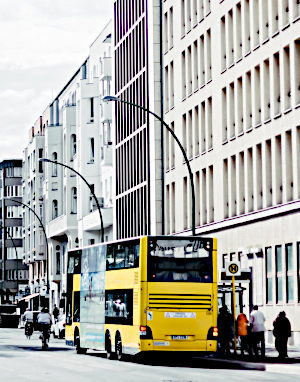 Bus fahren bedeutet Einschränkungen